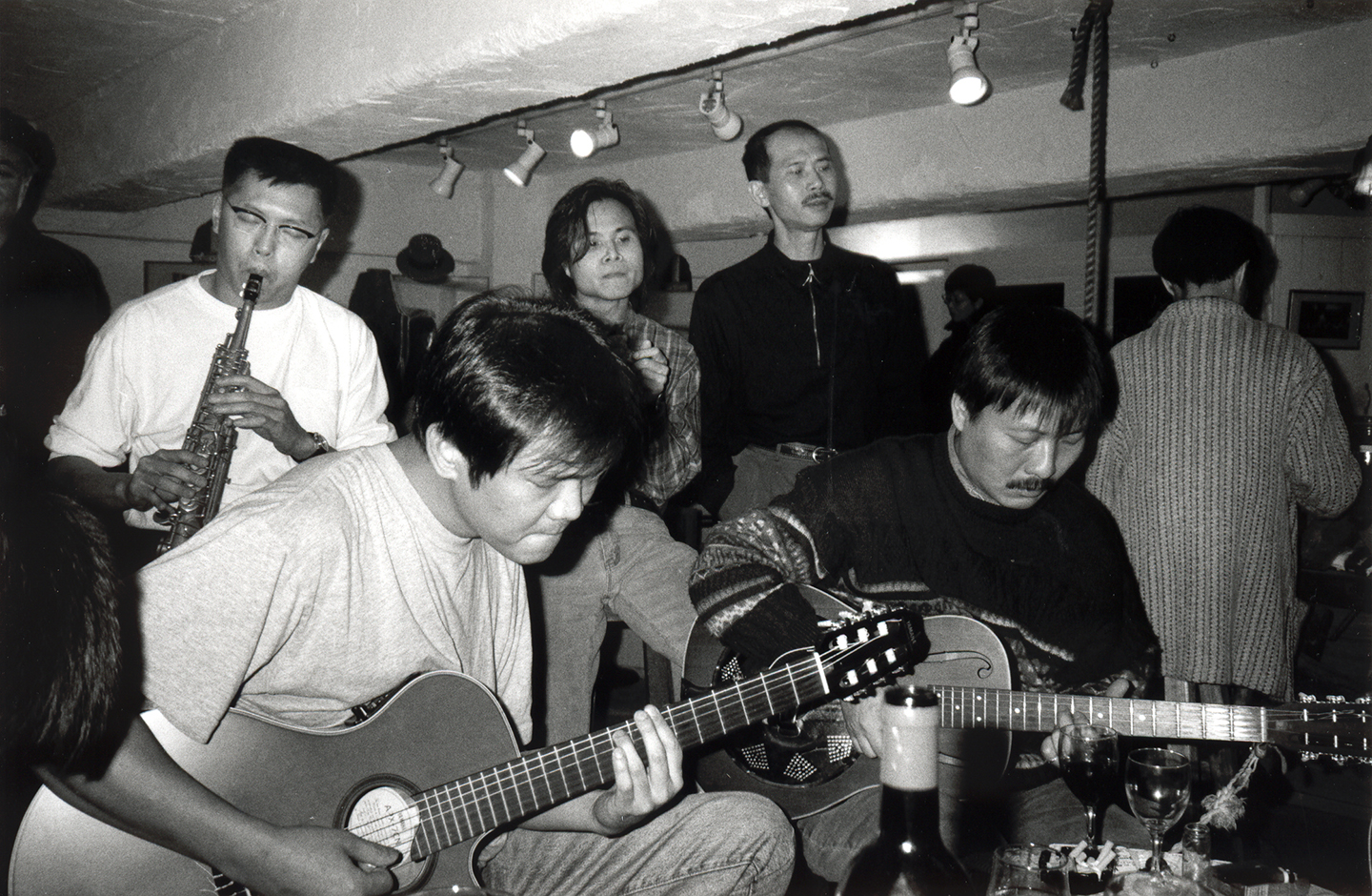 Music at Visage One, Central, in the early hours of Sunday morning, 18  February 1996 | Hong Kong in Transition