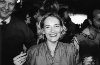 Victoria Finlay, at her farewell party, Central, 29 October 2002