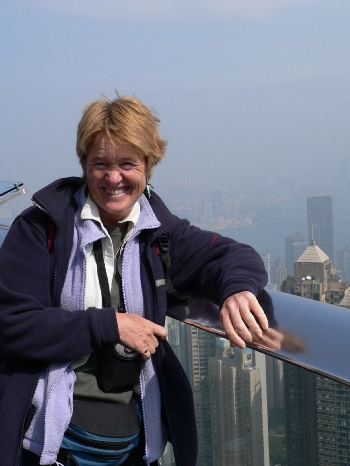 A friend visiting from England, The Peak, 21 January 2005