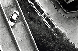 Sha Wan Drive, Sandy Bay, looking down from a window, 1 January 1995
