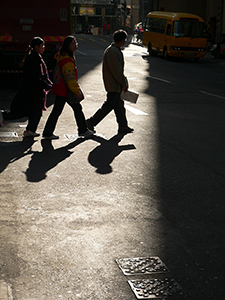 Winter light, Morrison Street, Sheung Wan, 1 January 2005