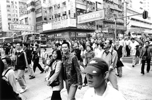 Pro-democracy march from Causeway Bay to Central, 1 January 2004