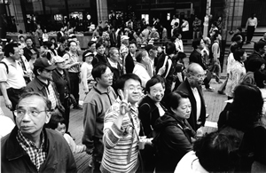 Pro-democracy march from Causeway Bay to Central, 1 January 2004