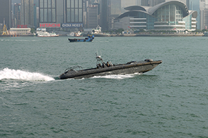 Speedboat, Victoria Harbour, 19 May 2011