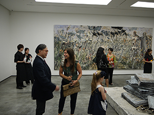 Opening party at White Cube for an exhibition of work by Anselm Kiefer, 15 May 2012