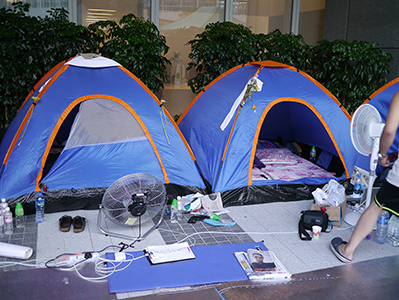 Protest against an attempt by the Government to introduce national education into the school curriculum, Admiralty, 5 September 2012