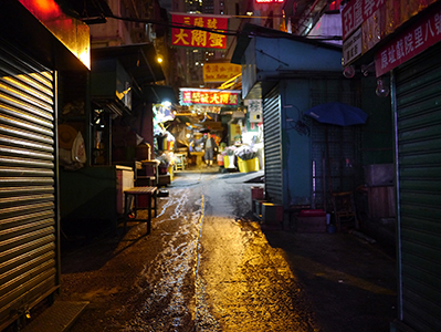 Graham Street Market at night, 13 February 2013