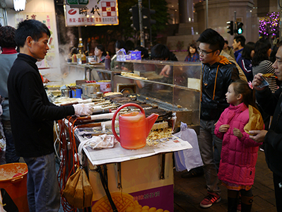 Street food, Causeway Bay, 9 February 2013