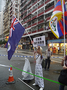 On the annual pro-democracy march, 1 July 2013