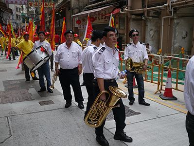 Procession, Ko Shing Street, Sheung Wan, 20 September 2013