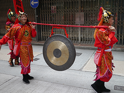 Procession, Ko Shing Street, Sheung Wan, 20 September 2013