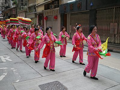 Procession, Ko Shing Street, Sheung Wan, 20 September 2013