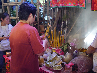Pokfulam Village during the mid-Autumn Festival, 19 September 2013