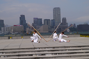 Trisha Brown Dance Company, performing in Tamar Park, 24 February 2014