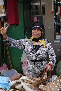 Market stallholder, Sham Shui Po, 3 February 2014