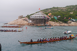 Dragon boat racing, Po Toi island, 21 April 2014