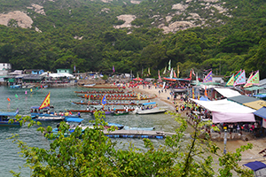 Dragon boat racing, Po Toi island, 21 April 2014