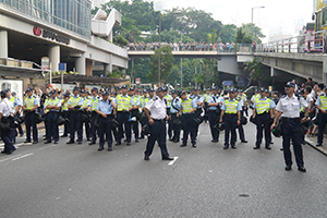 Police, Cotton Tree Drive, 28 September 2014