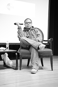 Film director Fruit Chan at HKU, 17 February 2015