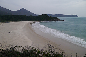 Ham Tin beach, Sai Kung, 24 January 2016