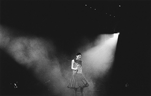 Faye Wong performing at the Hong Kong Coliseum, 9 January 1999