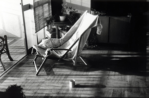 Deck chair in the sun, 22 January 1995
