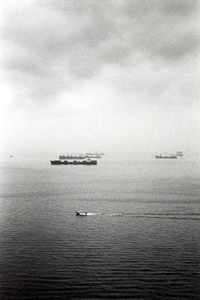 Marine traffic on the Lamma Channel, Sandy Bay, 26 February 1995