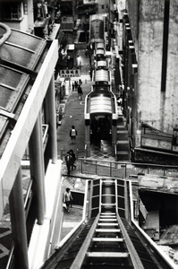 The Central - Mid-levels escalator link, Hong Kong Island, 29 March 1995