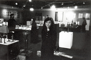 Susan Fong, in Antonio Mak's retrospective exhibition, City Hall, Central, 4 March 1995
