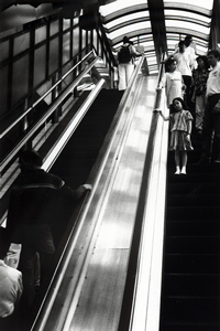 Escalator at Queens Road Central, 14 April 1995