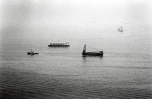 Ships in the Lamma Channel, Sandy Bay, 7 May 1995