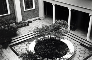 Pond in a courtyard of the Main Building, University of Hong Kong, 16 May 1995