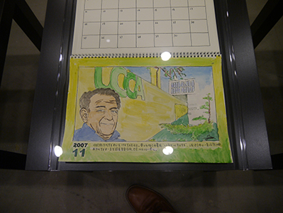 Song Dong's '36 Calendars' project, at Artistree, Taikoo Place, Quarry Bay, 26 January 2013