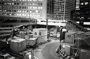 Reclamation and construction, near Exchange Square, Central, 9 October 1995