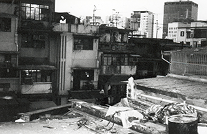 An empty lot, off Aberdeen Street, 13 January 1996