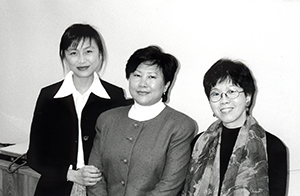 At an informal birthday celebration, Hong Kong Arts Centre, 6 March 1996