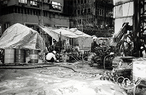 Building site, Wyndham Street, Central, 11 March 1996