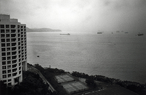 View of buildings on Sha Wan Drive, Hong Kong Island, 9 April 1996