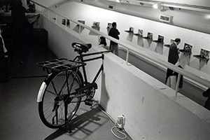 Untitled artwork by K Theory, at the opening of Festival Now, Hong Kong Arts Centre, Wanchai, 20 September 1996