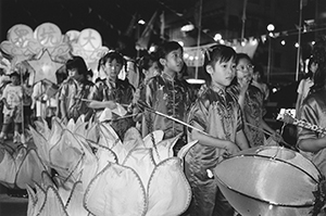 Lantern parade during the Mid-Autumn Festival, Tai Hang, 28 September 1996