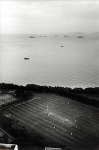 Cricket at the HKU sports ground, Sandy Bay, 3 November 1996