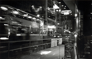 Street view from Cosmic Noodle Cafe & Bar, Wanchai, 26 December 1996