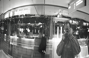 Reflection of a bank, Pacific Place, Admiralty, 8 December 1996