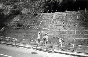 Slope maintenance, Sha Wan Drive, Pokfulam, 22 May 1997