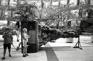 Pillar of Shame at Haking Wong Podium, The University of Hong Kong, 5 June 1997