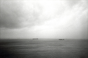 Rain on the horizon, Sandy Bay, 15 June 1997