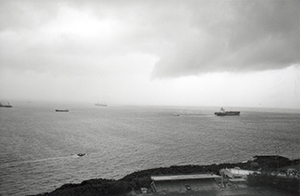 Storm approaching, Sandy Bay, 8 July 1997