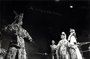 Hungry Ghost Festival Chinese opera performance, Sheung Wan waterfront, 22 August 1997