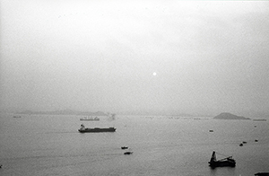 Lamma Channel, viewed from Sandy Bay, 28 August 1997