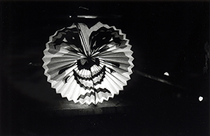 Lantern for Mid-Autumn Festival on a balcony, Sha Wan Drive, Sandy Bay, 17 September 1997